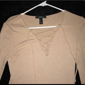 Lace up Long Sleeve